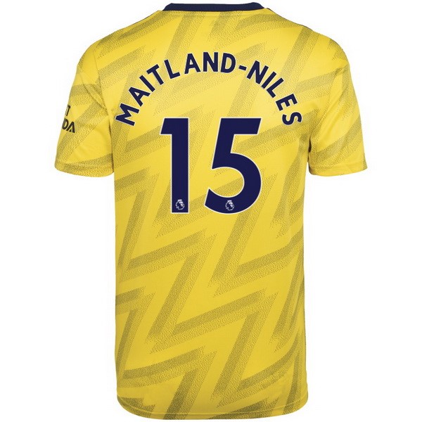 Camiseta Arsenal NO.15 Maitland Niles 2ª Kit 2019 2020 Amarillo